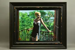 Sally in the sun by Fabian Perez, print, sold Jan 2021