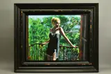 Sally in the sun by Fabian Perez, print, sold Jan 2021