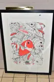 'Fish' a limited edition screen print from a series by Heather Horsley, print, sold Jan 2021