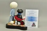 'Daisy Trail', a limited edition sculpture of a boy and his dog 422/595, by Doug Hyde, sculpture, sold Jan 2021