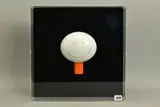 'The Smile', a cold cast porcelain sculpture of a smiling face, mounted by Doug Hyde, sculpture, sold Jan 2021