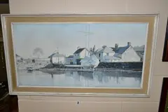 Tranquil scene, frogmore creek by Donald Greig, oil on board, offered Jan 2021