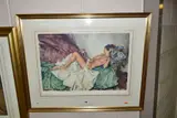 Recling nude iii by William Russell Flint, print, sold Jan 2021