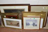 to include Ronald Crampton 'Morning Sun', watercolour, framed, size by Paintings And Engraving Print, ENGRAVING, sold Dec 2020