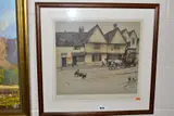 Old English Inns - The George Inn Dorchester by Cecil Aldin, print, sold Dec 2020