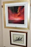'Energy', a limited edition print of a dramatic sunset 52/150, by Richard Rowan, 1936, print, sold Dec 2020