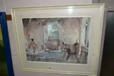 'Lavoir La Bastide', a signed limited edition print of female by William Russell Flint, print, sold Dec 2020