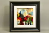 Colour Explosion VI by John and Elli Milan, mixed media on board, sold Dec 2020