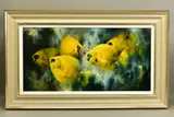 Tranquility vi by Jose Manuel Reyes, oil on board, sold Dec 2020