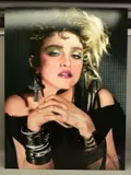 Madonna by Nick Holdsworth, mixed media on board, sold Dec 2020
