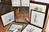 comprising three Peter Knox watercolours 'Brig Moored in the by Maritime Interest Watercolours Etc, watercolour, offered Dec 2020