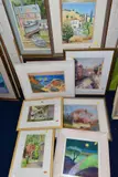 A COLLECTION OF WATERCOLOURS AND PASTEL DRAWINGS, to include by Michael Haswell, PASTEL, sold Dec 2020
