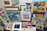 a quantity of oils, watercolours and pastels, landscapes, by Michael Haswell, watercolor, sold Dec 2020