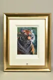 Tiger in the sun by Rolf Harris, print, sold Dec 2020