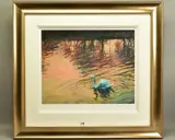 'Swan in the Morning', a limited edition print, signed to lower by Rolf Harris, print, sold Dec 2020