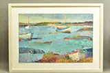 Bay by Sally Anne Fitter, oil on board, sold Nov 2020
