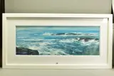 Rising tide, polzeath by James Bartholomew, pastel on paper, sold Nov 2020