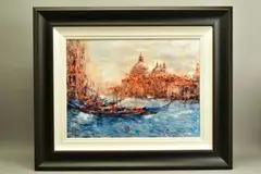 'SANTA MARIA', a limited edition print of Venice 65/195 signed by Gary Benfield, print, sold Nov 2020