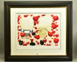 Dancing in love by Mackenzie Thorpe, print, sold Nov 2020