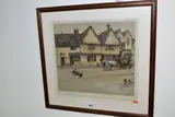Old English Inns - The George Inn Dorchester by Cecil Aldin, print, offered Nov 2020