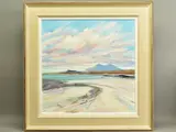 'Summer Light, Sanna Bay IV', a Scottish coastal landscape, by Tom Barron, oil on canvas, sold Nov 2020