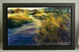 'Gerruba', an impressionist landscape with a stream running by Nick Andrews, oil on canvas, sold Nov 2020