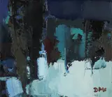 Snow by Donald McIntyre, Oil on canvas, sold Aug 2020