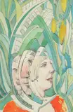 Figures in the undergrowth Signed and dated 1911 by Gabriel van Schnell, 1911, Watercolour and ink, sold Aug 2020