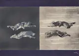 Prostrate figures Signed and dated 66 Watercolour and by Juan Genovés, Watercolour and bodycolour, sold Aug 2020