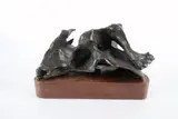 Minotaur Sleeping Bronze on a wooden base by Michael Ayrton, 1972, Bronze on a wooden base, conceived and cast in, sold Aug 2020