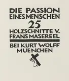 Die Passion eines Menschen 25 woodcuts by Frans Masereel, 1918, print (other), sold Aug 2020