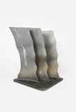 Aluminium on slate base unsigned by Ralph Brown, sculpture, sold Aug 2020