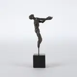 Untitled by Angela Conner, Bronze on a stone base, sold Aug 2020