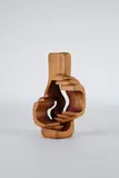 Untitled by Brian Willsher, 1985, Carved and assembled wood, sold Aug 2020