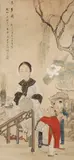 SANDUO A Chinese painting by Yang Dechun, ink and colour on paper, sold Jul 2020