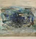 PAYSAGE A Chinese lithograph by Zao Wou-ki, lithograph, sold Jul 2020