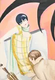 The Proposal by Dorte Clara Dodo Burgner, watercolour on paper, sold Mar 2020