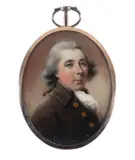 Portrait miniature of a gentleman by Abraham Daniel, oil, sold Mar 2020