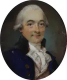 Portrait miniature of a gentleman by Horace Hone, 1787, oil, offered Mar 2020