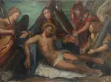 The Lamentation Signed and dated 1674 Oil by Anthonius Panat, 1674, Oil on canvas, offered Mar 2020