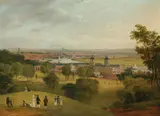 A view of The Queen's House and the Greenwich Hospital from Greenwich by William Havell, Oil on canvas, sold Mar 2020