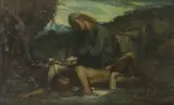 The Good Samaritan Indistinctly by Charles Ricketts, Oil on canvas, sold Mar 2020
