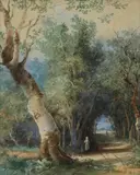 Untitled by Andrei Alexevich Redkovsky, 1862, ink, sold Mar 2020