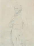 Portrait of Alexandre Franηois Marie by Léopold Massard, Pencil, sold Mar 2020
