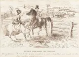 Rather Awkward for Tomkins Inscribed RATHER AWKWARD FOR TOMKINS by John Leech, Pen and ink, sold Mar 2020