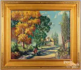 landscape by Herbert Smithers, oil on canvas, sold Sep 2022