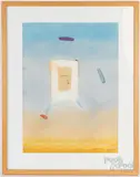 abstract by Robert Keyser, watercolor on paper, sold Aug 2022