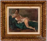 titled Romantic Nude by Robert J. Phillips, oil on canvas, sold Aug 2022