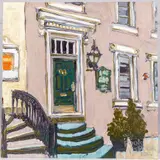 Untitled by David Paul Ohlerking, oil on artist board, sold Jul 2022