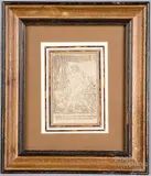of Hercules rescuing Hippodamia from the Centaurs by Heinrich Aldegrever, engraving, sold Jul 2022